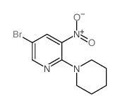 5-Bromo-3-nitro-2-(piperidin-1-yl)pyridine picture