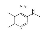 4-amino-5,6-dimethyl-3-(methylamino)pyridine结构式