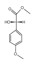 hydroxy-(4-methoxy-phenyl)-acetic acid methyl ester Structure