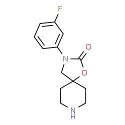 3-(3-Fluorophenyl)-1-oxa-3,8-diazaspiro-[4.5]decan-2-one Structure
