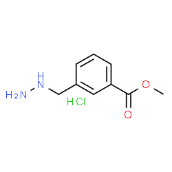 Methyl 3-(hydrazinylmethyl)benzoate hydrochloride Structure