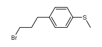 (4-(3-bromopropyl)phenyl)(methyl)sulfane Structure
