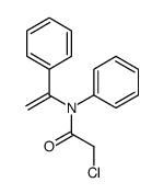 2-chloro-N-phenyl-N-(1-phenylethenyl)acetamide Structure