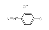4-hydroxybenzenediazonium chloride Structure
