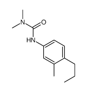 1,1-dimethyl-3-(3-methyl-4-propylphenyl)urea结构式