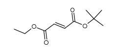 tert-butyl ethyl fumarate结构式