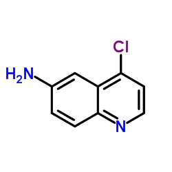 4-Chloro-6-quinolinamine Structure