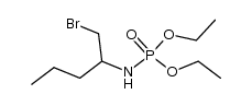 diethyl (1-bromopentan-2-yl)phosphoramidate Structure