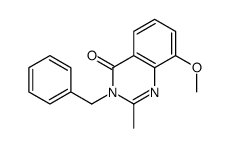 4(3H)-Quinazolinone,3-benzyl-8-methoxy-2-methyl- (6CI) Structure
