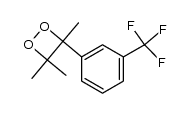 3,3,4-trimethyl-4-(3-(trifluoromethyl)phenyl)-1,2-dioxetane结构式