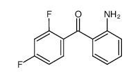 (2-aminophenyl)(2,4-difluorophenyl)methanone结构式