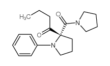 N-(N-(phenyl)butyryl-L-prolyl)pyrrolidine结构式