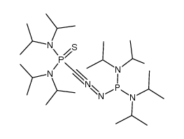 C-[Bis(diisopropylamino)thiooxophosphoranyl]-N-[bis(diisopropylamino)phosphino]nitrilimine Structure