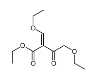 ethyl 4-ethoxy-2-(ethoxymethylidene)-3-oxobutanoate Structure