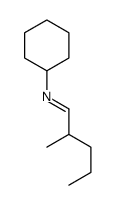 N-cyclohexyl-2-methylpentan-1-imine Structure