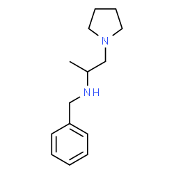 N-Benzyl-1-(1-pyrrolidinyl)-2-propanamine结构式