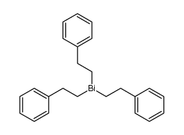 tris-β-phenylethylbismuth结构式