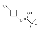 N-(3-aminocyclobutyl)-2,2-dimethylpropanamide Structure