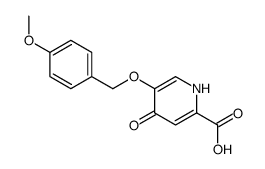 5-[(4-methoxyphenyl)methoxy]-4-oxo-1H-pyridine-2-carboxylic acid Structure