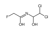 N-(2,2-dichloro-1-hydroxyethyl)-2-fluoroacetamide结构式