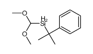 dimethoxymethyl(2-phenylpropan-2-yl)silane Structure