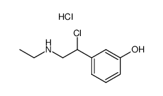 N-Ethyl-2-chloro-2-(3-hydroxyphenyl)ethylamine hydrochloride Structure