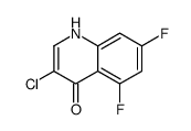 3-Chloro-5,7-difluoro-4-hydroxyquinoline Structure