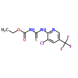 Ethyl {[3-chloro-5-(trifluoromethyl)-2-pyridinyl]carbamothioyl}carbamate Structure