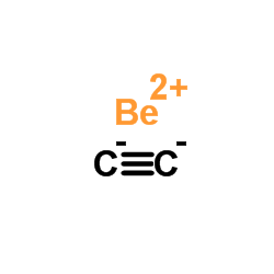 beryllium acetylide Structure