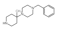 1-Benzyl-4-(4-methylpiperidin-4-yl)piperazine Structure