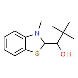 2-Benzothiazolemethanol,-alpha--(1,1-dimethylethyl)-2,3-dihydro-3-methyl-(9CI) structure