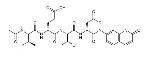 (4S,7S,10S,13S)-4-((S)-sec-butyl)-7-(2-carboxyethyl)-10-((R)-1-hydroxyethyl)-13-((4-methyl-2-oxo-1,2-dihydroquinolin-7-yl)carbamoyl)-2,5,8,11-tetraoxo-3,6,9,12-tetraazapentadecan-15-oic acid结构式