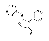 4-ethenyl-N,3-diphenyl-1,3-oxazolidin-2-imine结构式