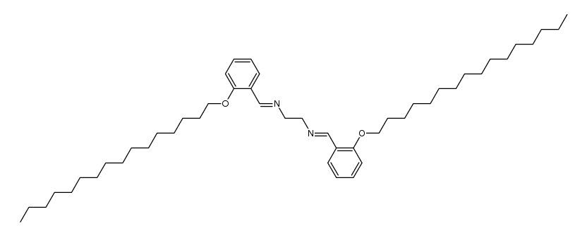 N1,N2-bis(2-(hexadecyloxy)benzylidene)ethane-1,2-diamine结构式