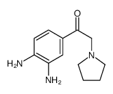 1-(3,4-diaminophenyl)-2-pyrrolidin-1-yl-ethanone Structure