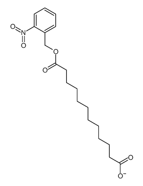 12-[(2-nitrophenyl)methoxy]-12-oxododecanoate结构式
