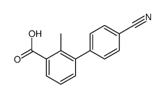 3-(4-cyanophenyl)-2-methylbenzoic acid Structure