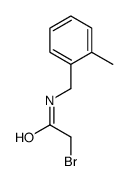 2-bromo-N-[(2-methylphenyl)methyl]acetamide Structure