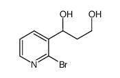 1-(2-bromopyridin-3-yl)propane-1,3-diol结构式