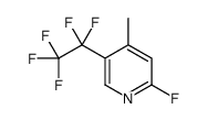 2-Fluoro-4-methyl-5-(pentafluoroethyl)pyridine Structure