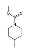 4-methyl-1-(methoxycarbonyl)piperidine Structure