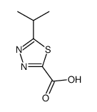 5-propan-2-yl-1,3,4-thiadiazole-2-carboxylic acid结构式