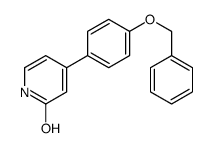 4-(4-phenylmethoxyphenyl)-1H-pyridin-2-one Structure