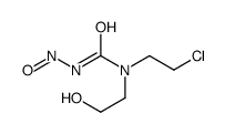 1-(2-chloroethyl)-1-(2-hydroxyethyl)-3-nitroso-urea结构式