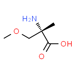 (2S)-2-amino-3-methoxy-2-methylpropanoic acid structure