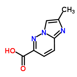 2-Methylimidazo[1,2-b]pyridazine-6-carboxylic acid结构式