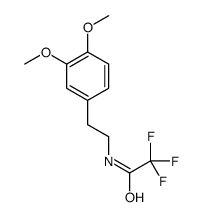 N-[2-(3,4-dimethoxyphenyl)ethyl]-2,2,2-trifluoroacetamide结构式