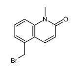 2(1H)-Quinolinone,5-(bromomethyl)-1-methyl-(9CI) Structure