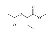 (S)-methyl 2-acetoxybutanoate结构式