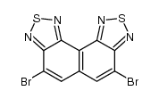 4,7-dibromonaphtho[1,2-c:7,8-c']bis[1,2,5]thiadiazole结构式